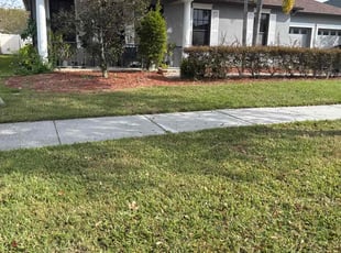 Alice P.'s lawn care service result