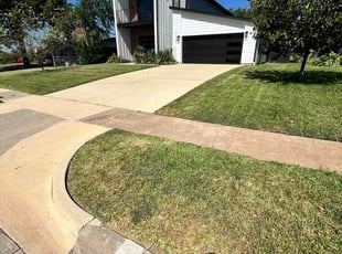 Eric W.'s lawn maintenance service result