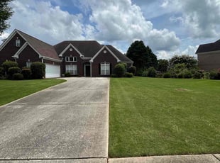 Amanda E.'s grass maintenance service result