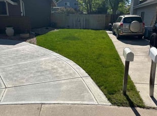 Janet A.'s lawn maintenance service result