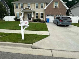 Muneeb B.'s grass cutting service result