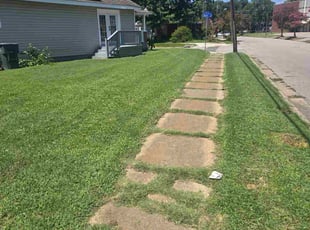 Teresa M.'s lawn maintenance service result