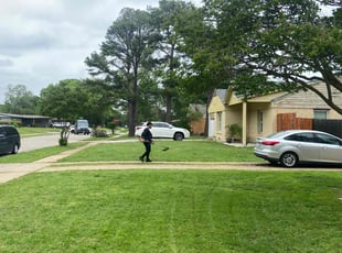 Melanie K.'s lawn service service result