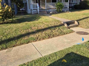 Jordan D.'s turf maintenance service result