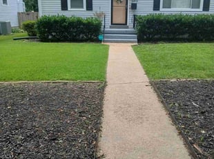 Rachel P.'s grass maintenance service result
