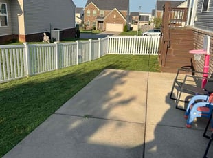 Ashley Z.'s turf maintenance service result