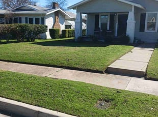 Amy F.'s lawn maintenance service result