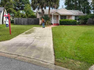 Christopher M.'s grass cutting service result