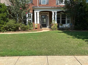 Brittany B.'s grass cutting service result