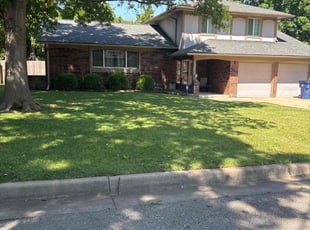 Erica F.'s grass cutting service result