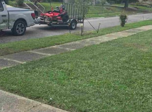 Caitlin C.'s turf maintenance service result