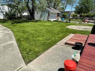 James F.'s turf care service result