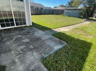 Hosam A.'s lawn maintenance service result
