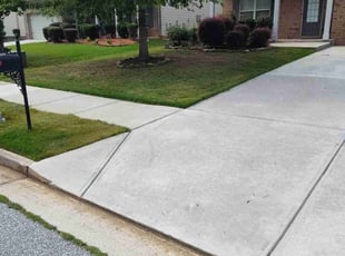 Christine T.'s grass cutting service result