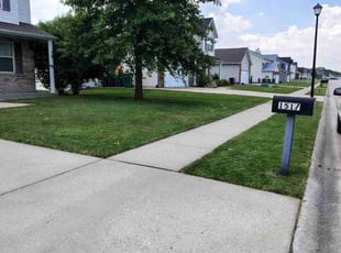 Julie A.'s lawn care service result