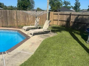 Christine B.'s grass cutting service result