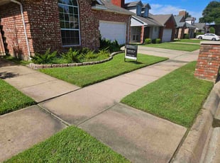 Erika W.'s lawn care service result