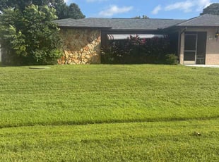Yin W.'s lawn maintenance service result