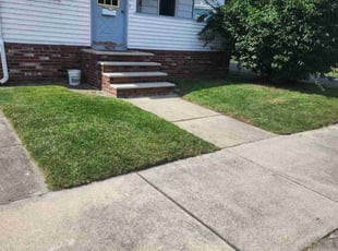 Angela M.'s lawn care services service result