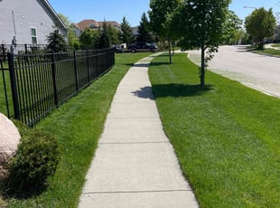 Linda B.'s grass cutting service result