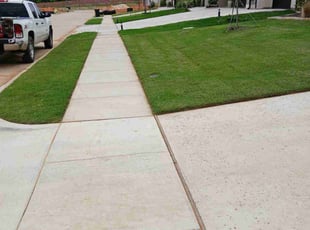 Amy B.'s lawn maintenance service result