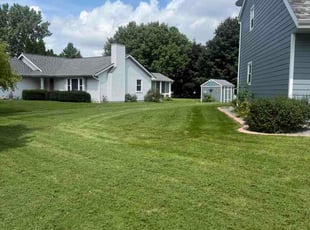 Amber T.'s lawn service service result