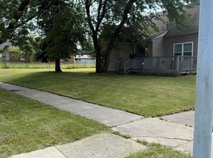 David M.'s grass cutting service result