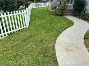 Alma F.'s grass maintenance service result