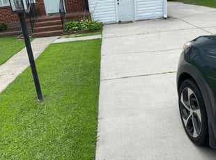 Kellie J.'s grass cutting service result