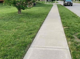 Brandon J.'s lawn service service result