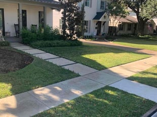 Joey C.'s grass maintenance service result