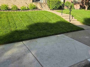 Justin A.'s lawn service service result