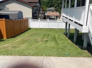 Breanna W.'s lawn maintenance service result