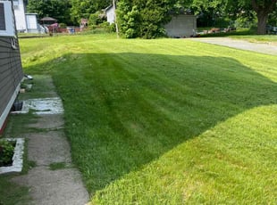 Sherman F.'s grass maintenance service result