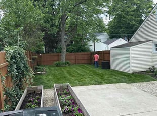 Ryan S.'s grass cutting service result