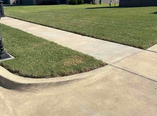 Christine K.'s lawn maintenance service result