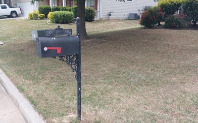 Photo of Christina W.'s yard after getting landscaping in Mount Zion, GA