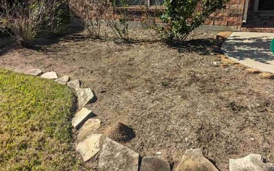 Photo of Anthony S.'s yard after getting landscaping in Hempstead, TX