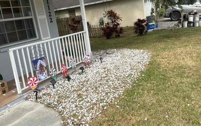 Photo of Jennifer R.'s yard after getting landscaping in Bradenton Beach, FL