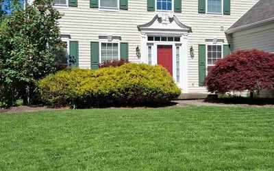 Photo of Frank B.'s yard after getting landscaping in Hudson, OH