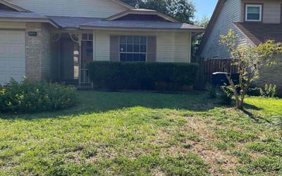 Photo of Felecia S.'s yard after getting landscaping in Lytle, TX
