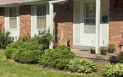 Photo of Crystal H.'s yard after getting landscaping in Mount Perry, OH