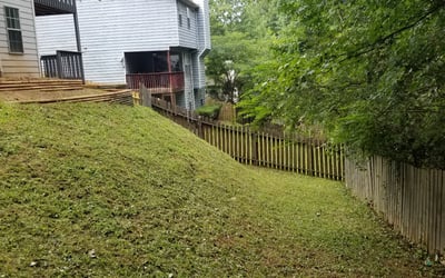 Photo of Josh P.'s yard after getting landscaping in Redan, GA