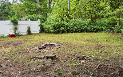 Photo of Theresa A.'s yard after getting landscaping in Riverside, NJ