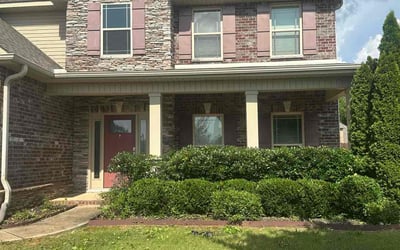 Photo of Katie M.'s yard after getting landscaping in Madison, AL