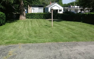 Photo of Levora B W.'s yard after getting landscaping in Lone Jack, MO