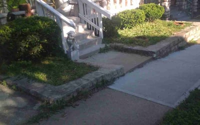 Photo of Lori B.'s yard after getting landscaping in Garden City, MO