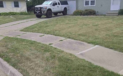 Photo of Kevin M.'s yard after getting landscaping in Iowa City, IA