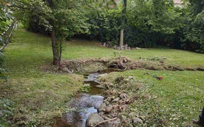 Photo of Christopher A.'s yard after getting landscaping in Marengo, OH