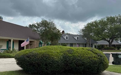 Photo of Cassandra V.'s yard after getting landscaping in Baton Rouge, LA